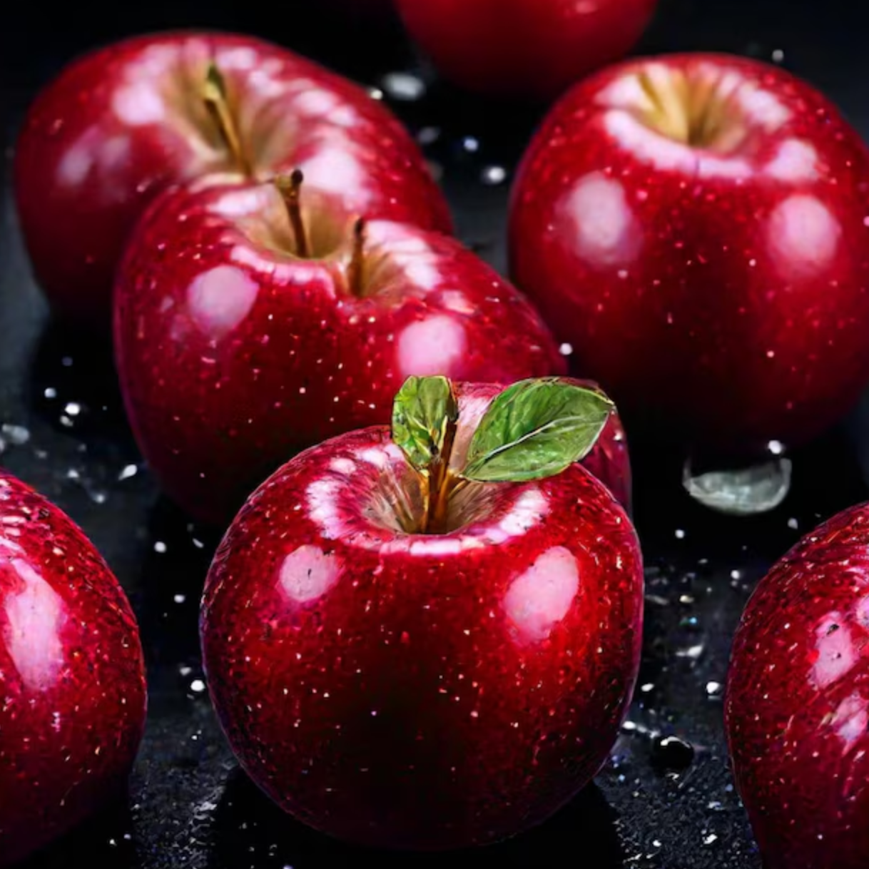 Shiny Red Apples